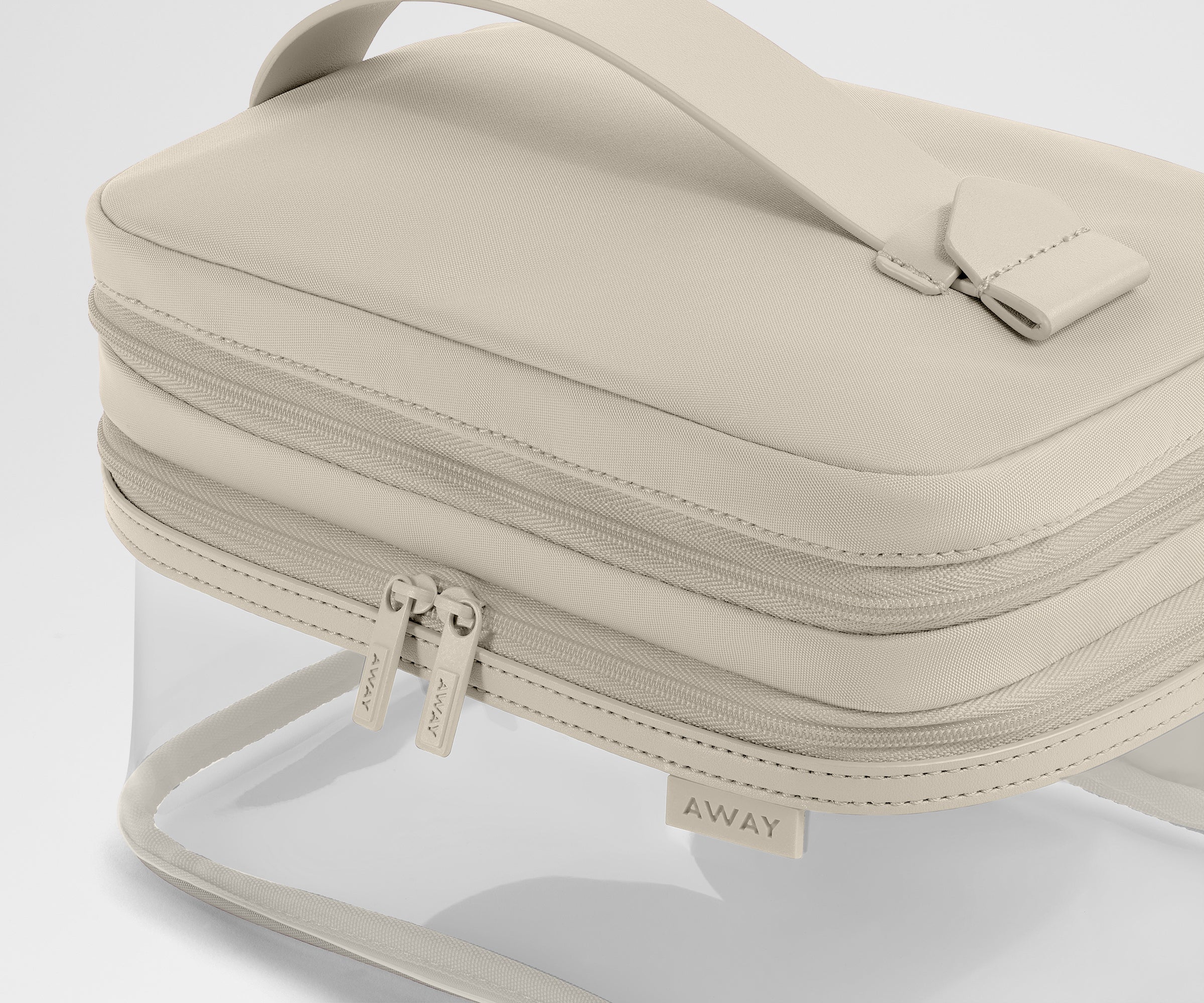 away-clear-cosmetic-case-trousse-toilette-blanc-transparente image 4