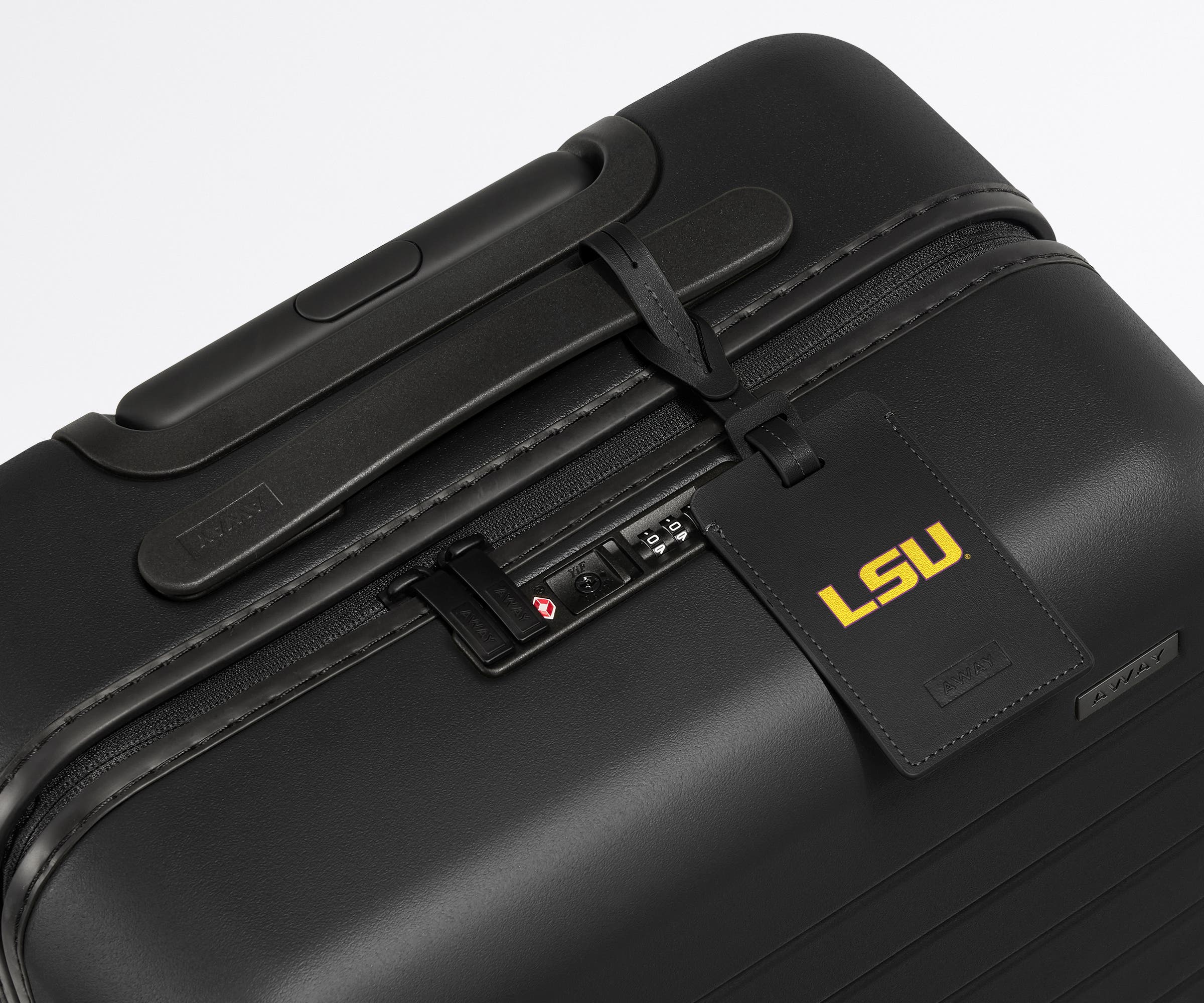 away-collegiate-luggage-tag-tiquette-bagage-lsu image 2