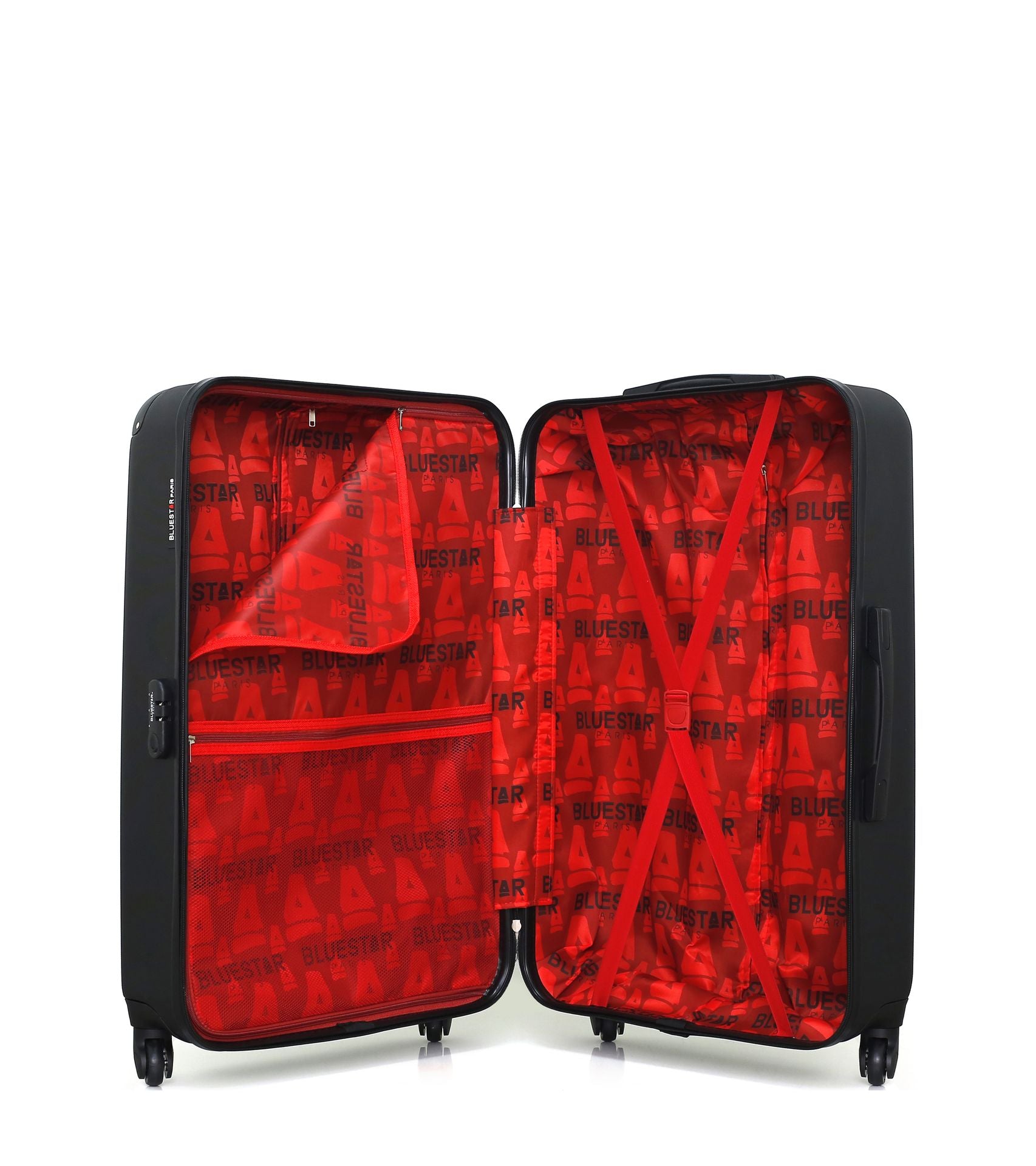 bluestar-bucarest-m-set-4-valises-rigides-gris-abs-95l image 4