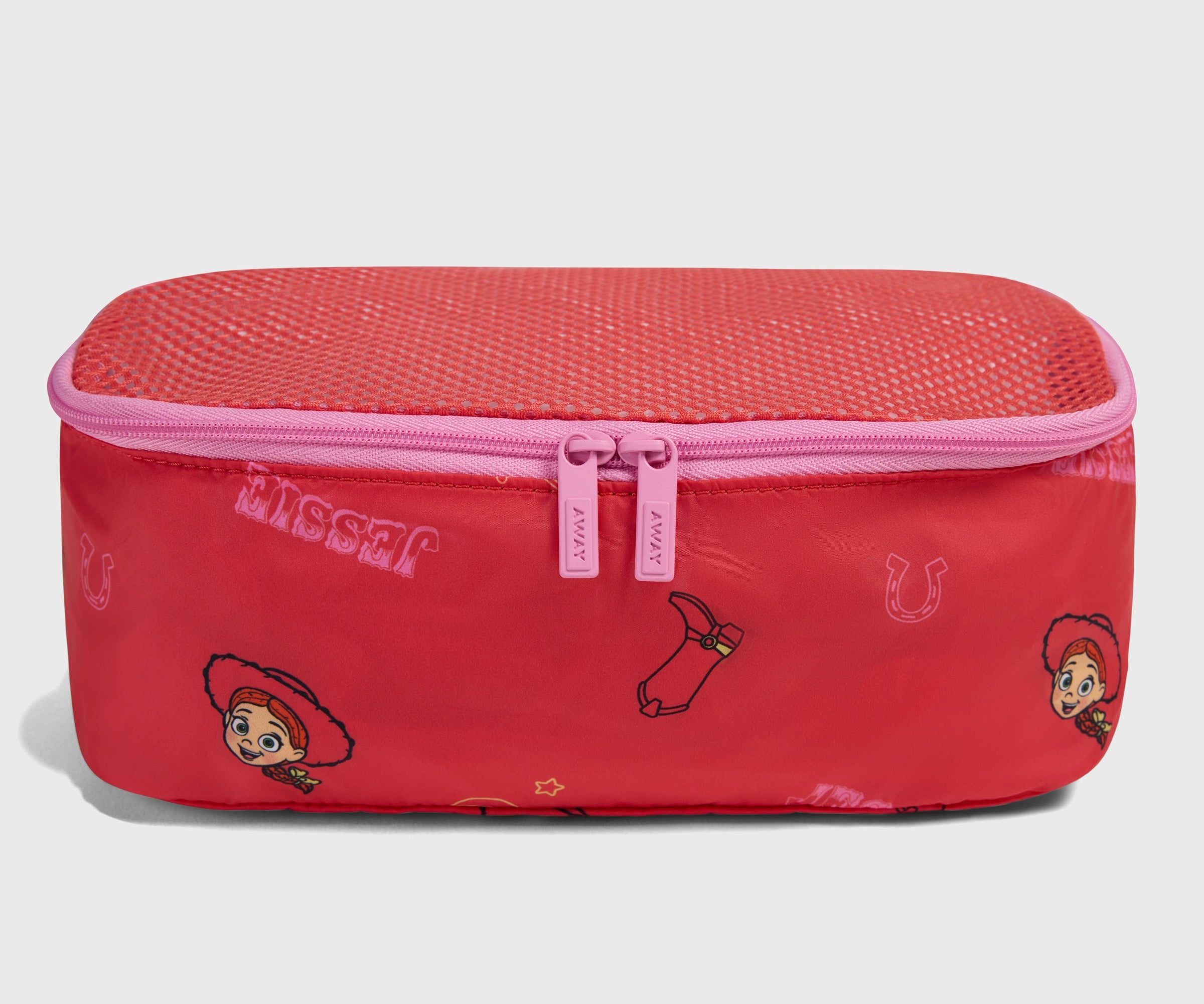 away-kids-packing-cubes-cubes-de-rangement-jessie-red-nylon image 4