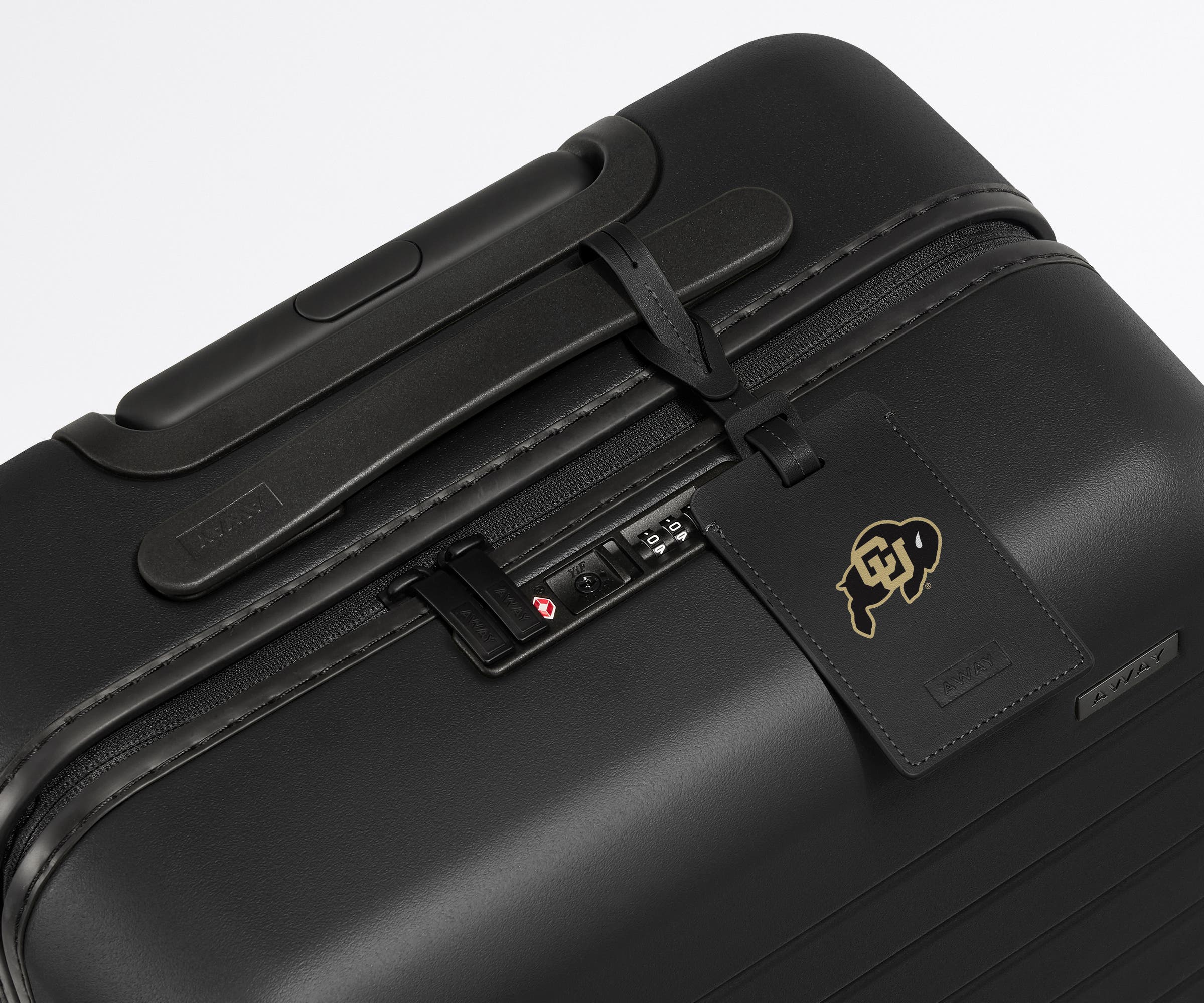 away-collegiate-tiquette-bagage-cuir-university-of-colorado image 2