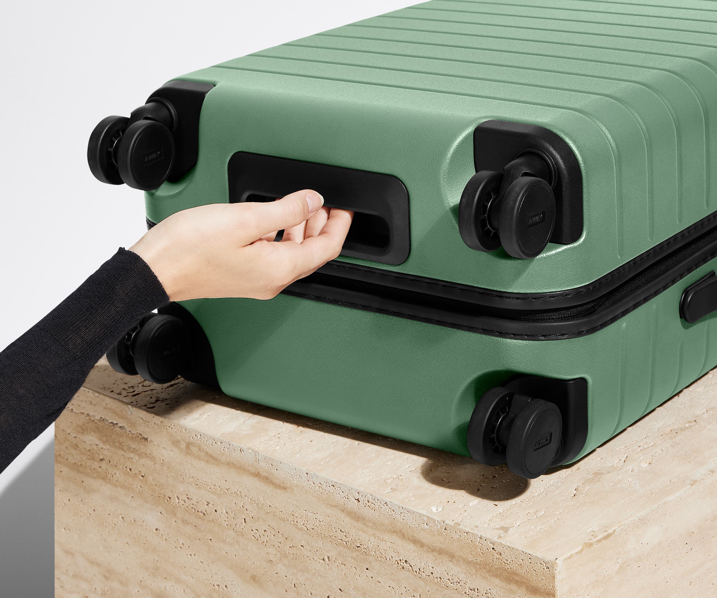 away-carry-on-valise-cabine-sea-green-compression image 5