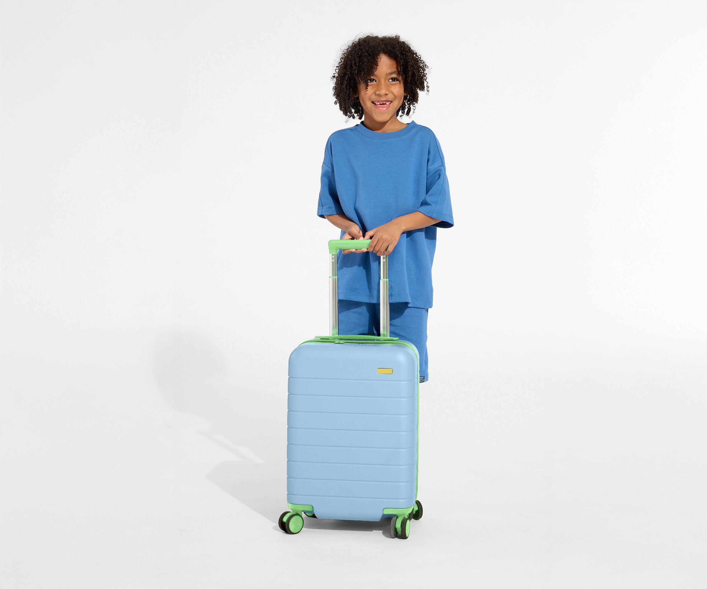 away-kids-carry-on-valise-cabine-enfant-bleu-dragonfly-rigide image 3