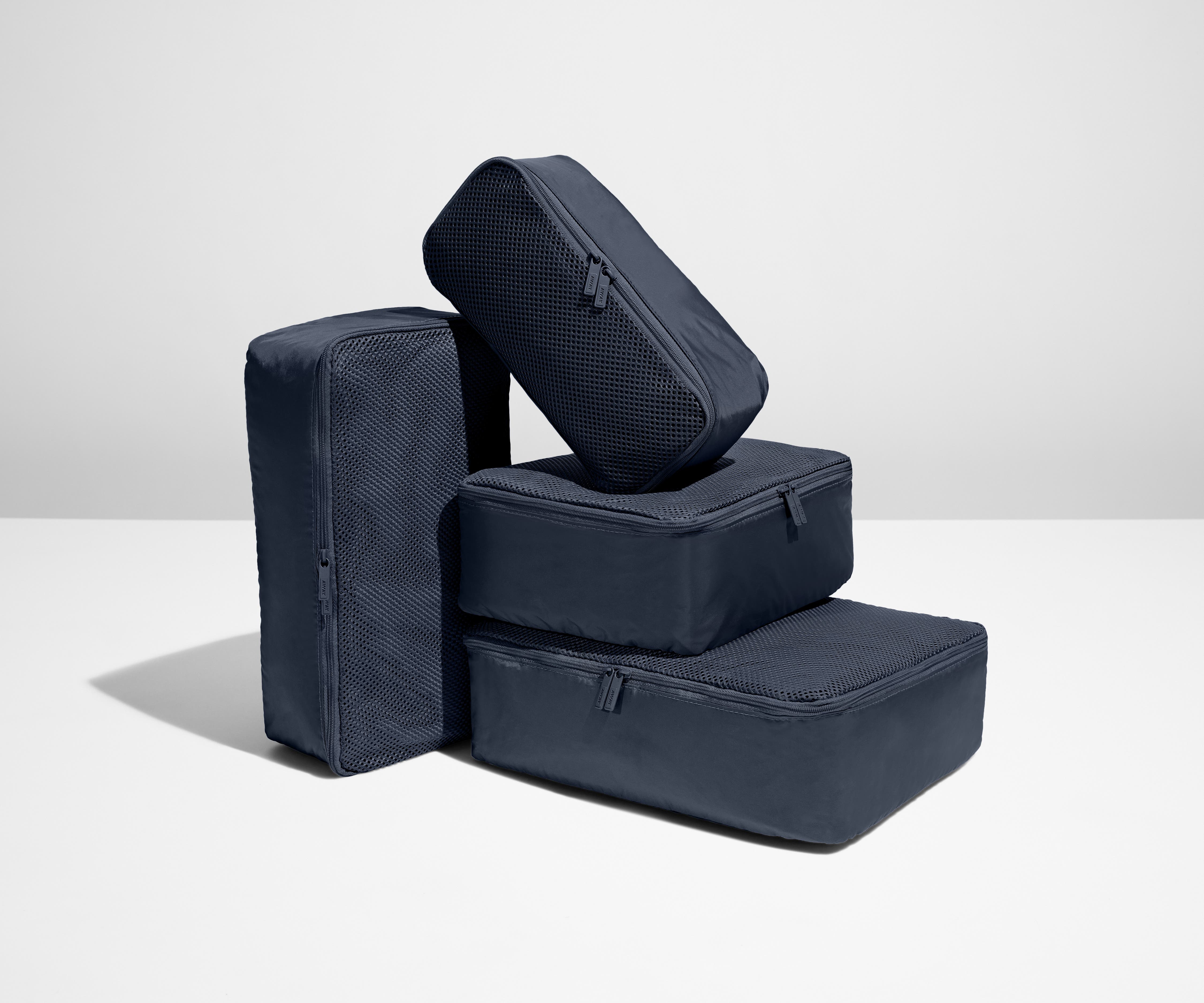 away-insider-packing-cubes-cubes-rangement-navy-blue-lot-4 image 1