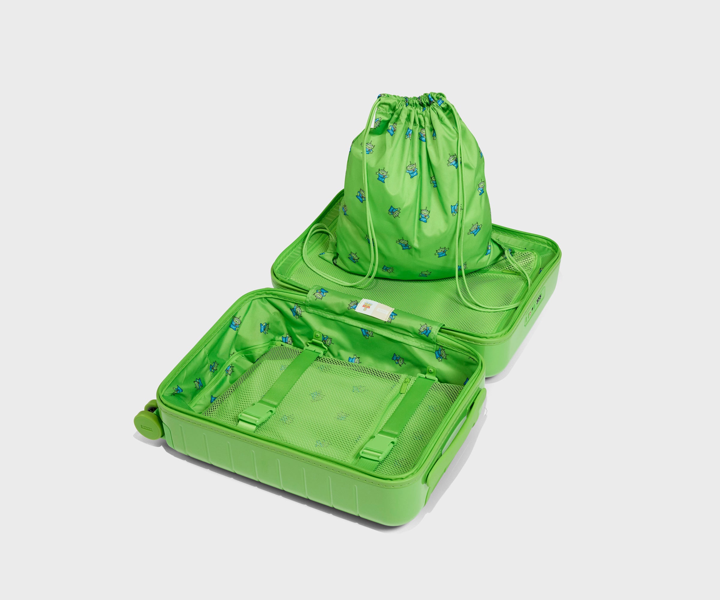 away-kids-carry-on-valise-enfant-vert-alien-green image 4